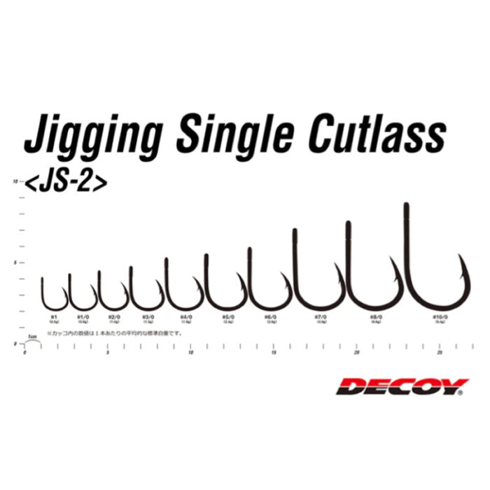 Anzuelo DECOY JS-2 JIGGING SINGLE CUTLASS