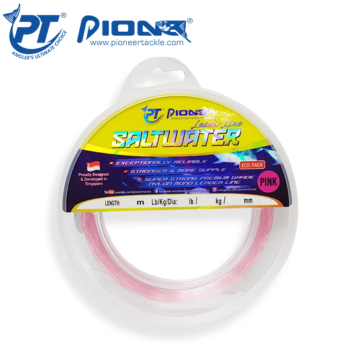 Pioneer Saltwater Leader Line Pink 50mts